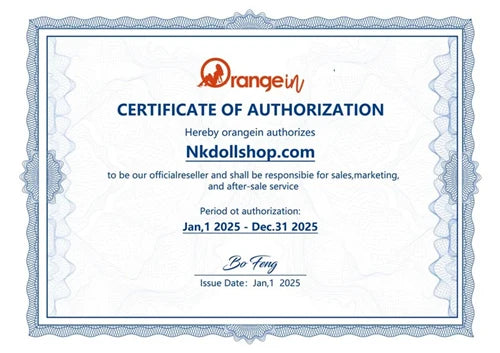 orangein 認定証明書